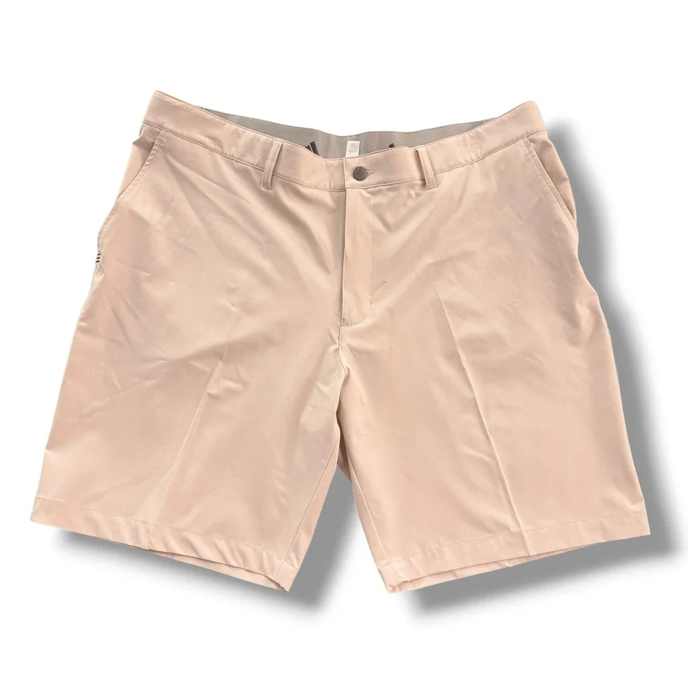Adidas Woven‎ Golf Shorts Mens 40 Clear Brown Performance Stretch ADVR0838